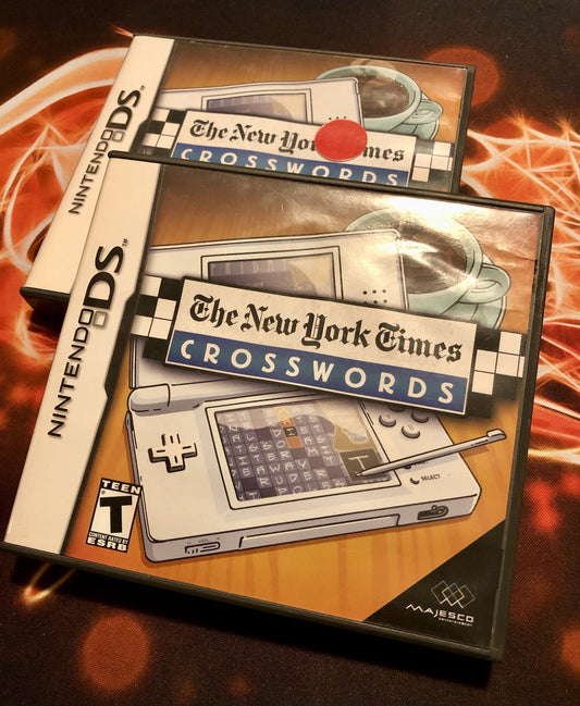 Nintendo DS The New York Times Crosswords 2007 CIB Complete w/ Manual