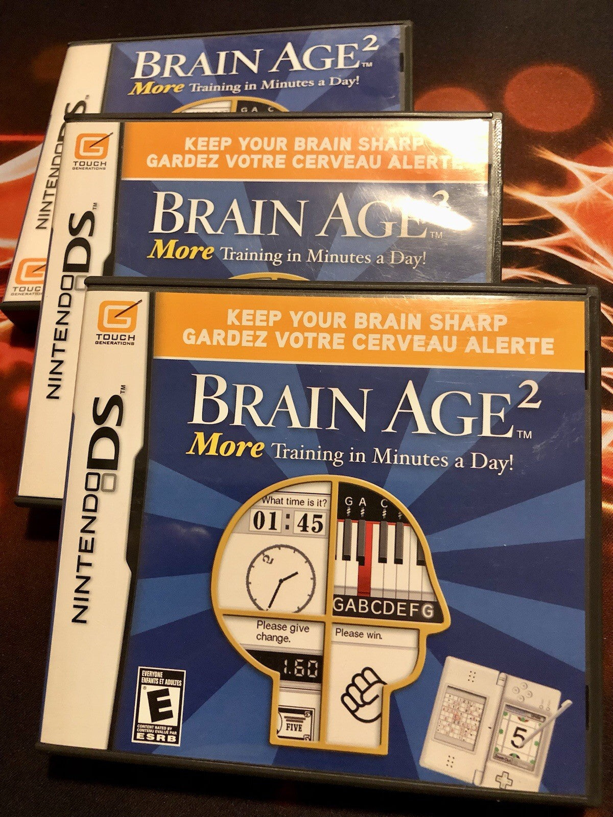 1x Brain Age Train Your Brain 2 DS - Nintendo DS Game With Case And Manual CIB