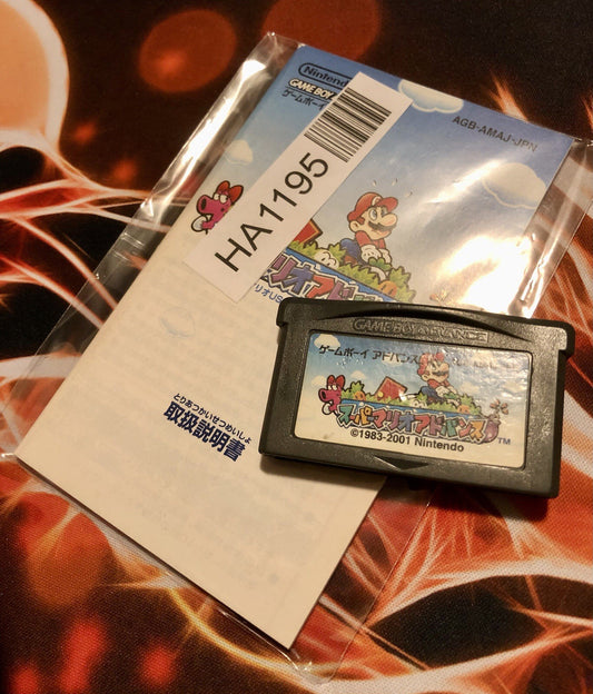 Super Mario Advance WITH MANUAL - TESTED - Game Boy Advance GBA GAME MONSTER -.-