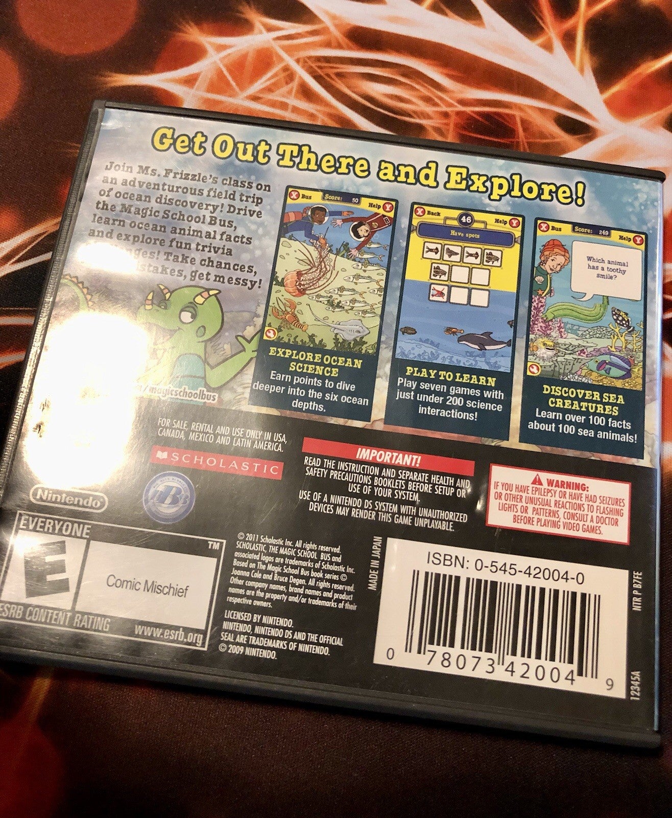 THE MAGIC SCHOOL BUS: OCEANS NINTENDO DS CIB - GAME MONSTER CANADA -..-