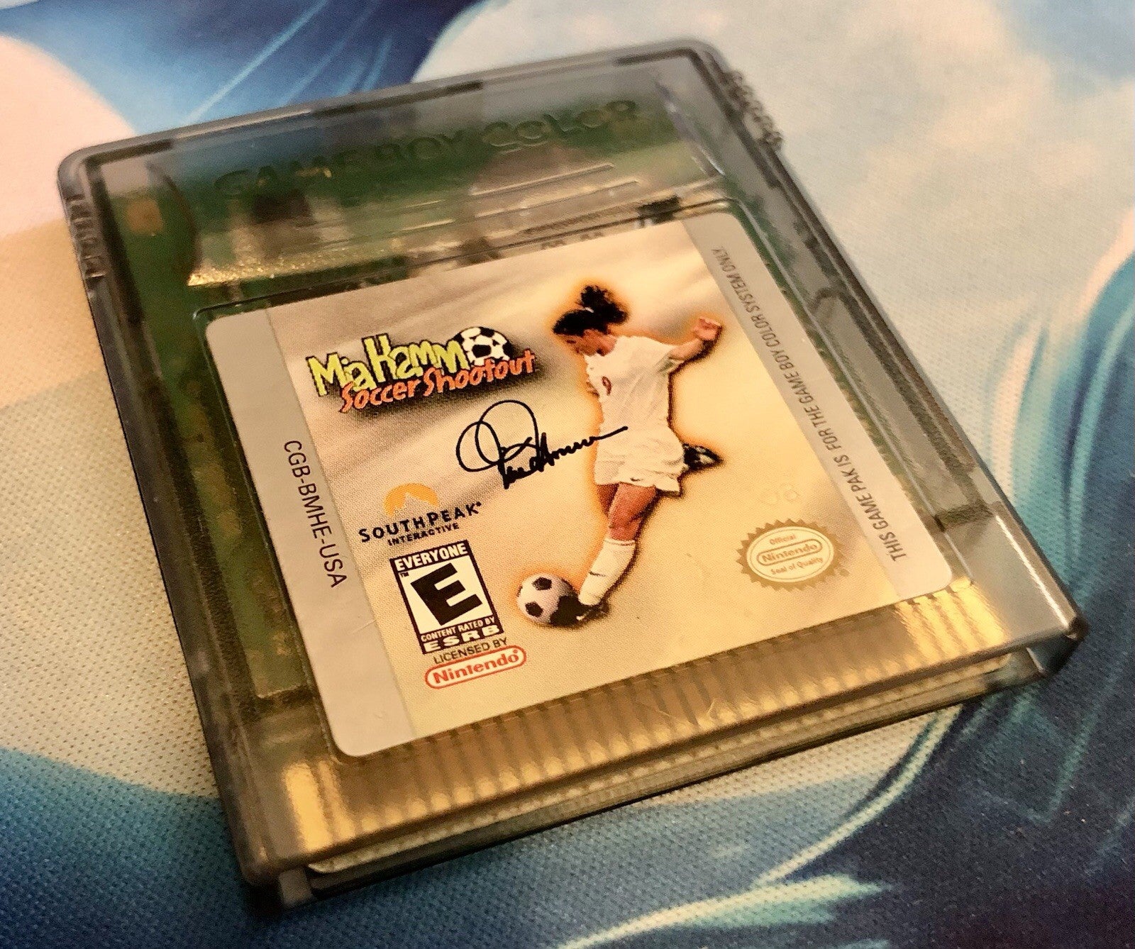 Mia Hamm Soccer Shootout (Nintendo Game Boy Color, 2000) GAME MONSTER CANADA -.-