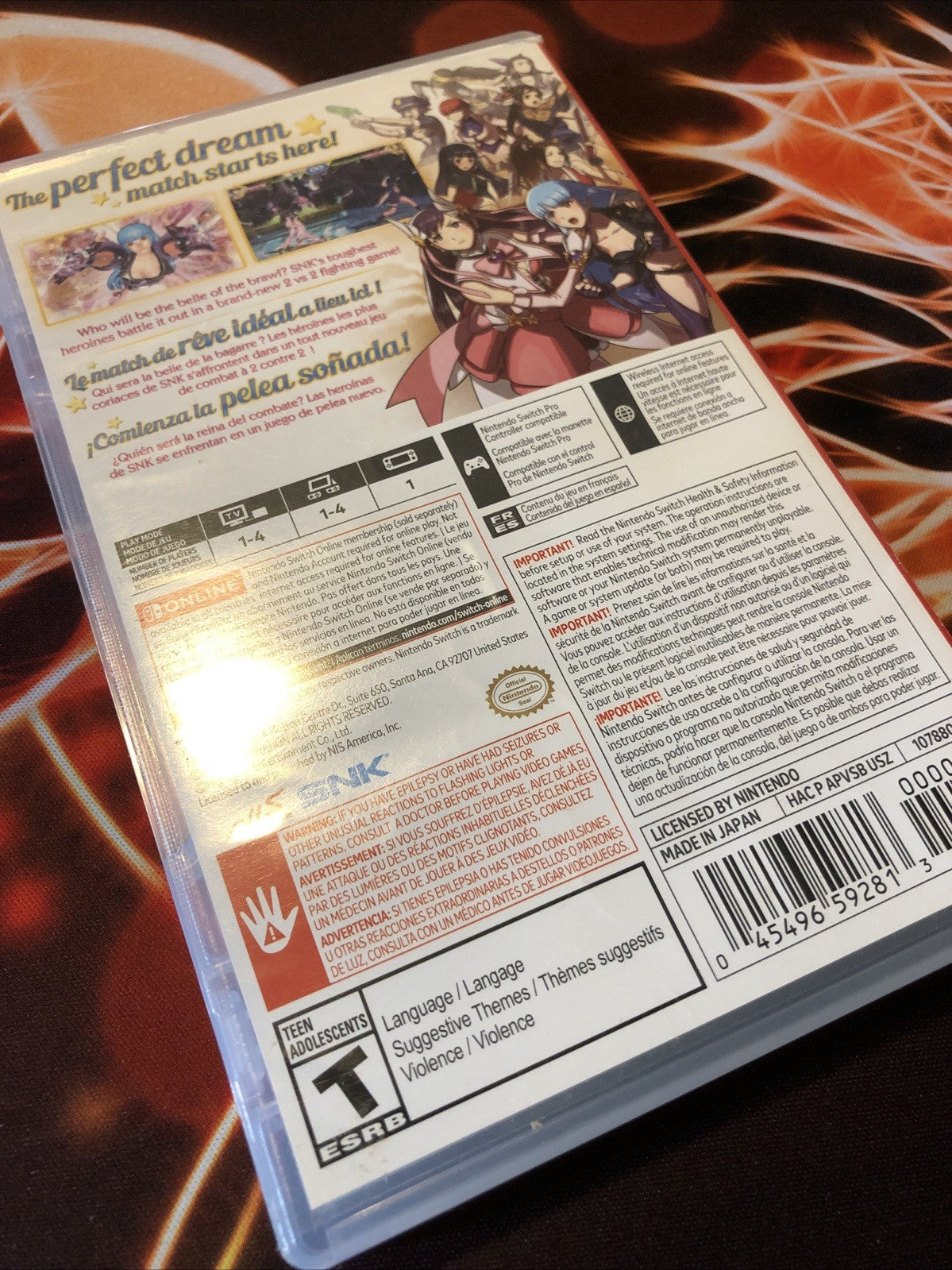SNK Heroines: Tag Team Frenzy (Nintendo Switch, 2018) GAME MONSTER CANADA -..-