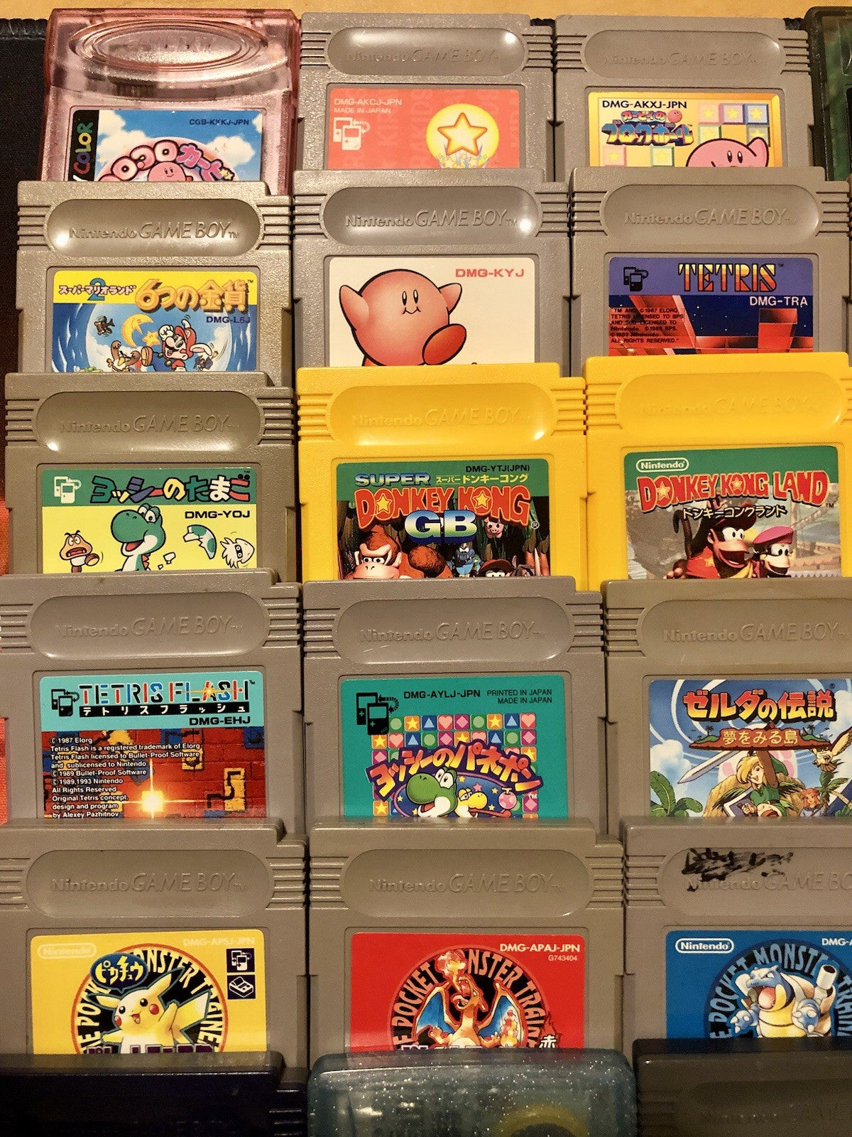 HUGE 25x Gameboy Games Lot JAPAN Pokemon Kirby Zelda GAME MONSTER CANADA -..-