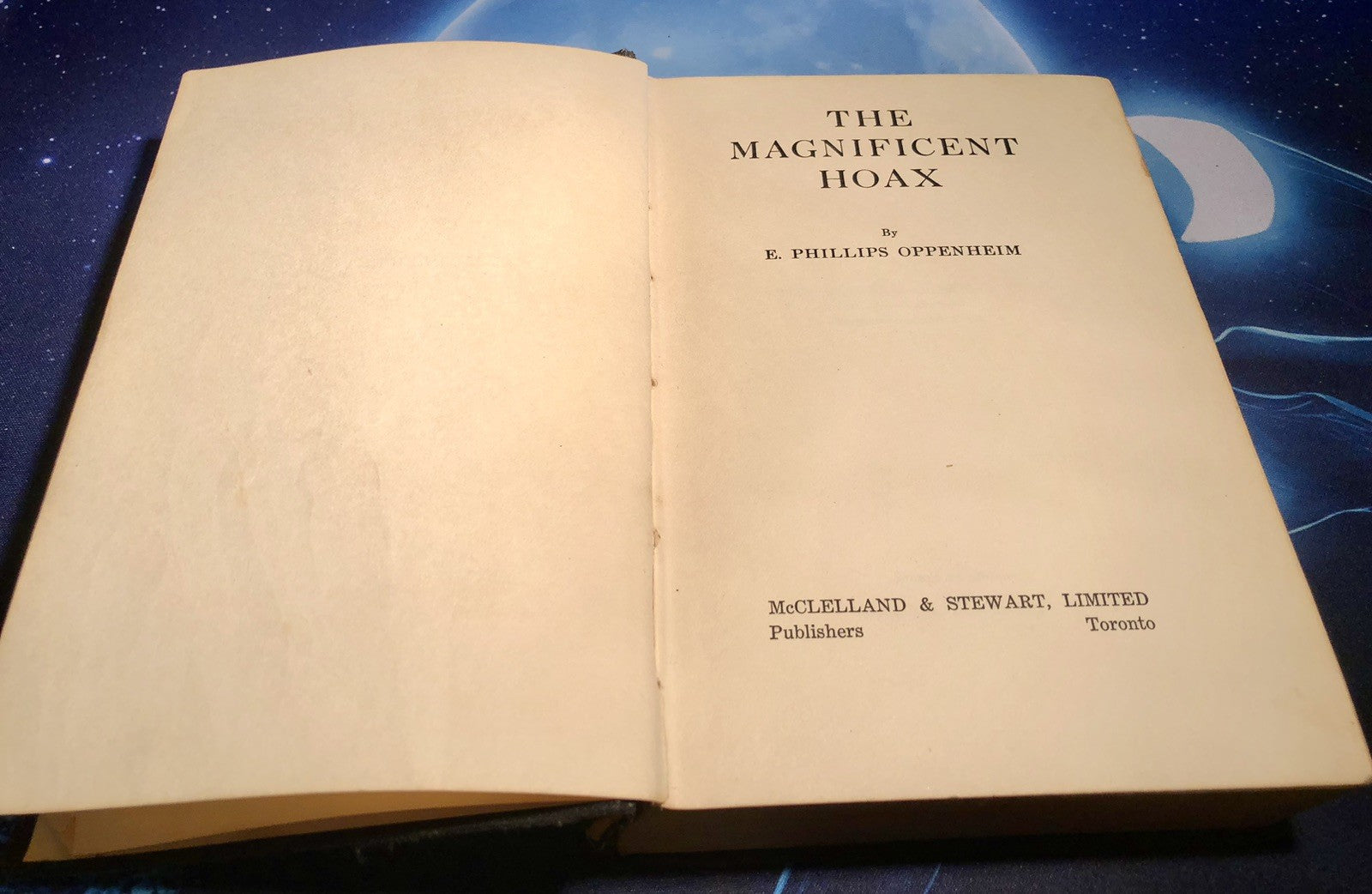 THE MANFICENT HOAX By E. Phillips Oppenheim 1936 Hardcover Drug Smuggling Novel