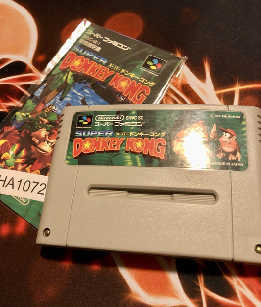 Super Donkey Kong 1 Country Nintendo Super Famicom Japan GAME MONSTER CANADA -.-