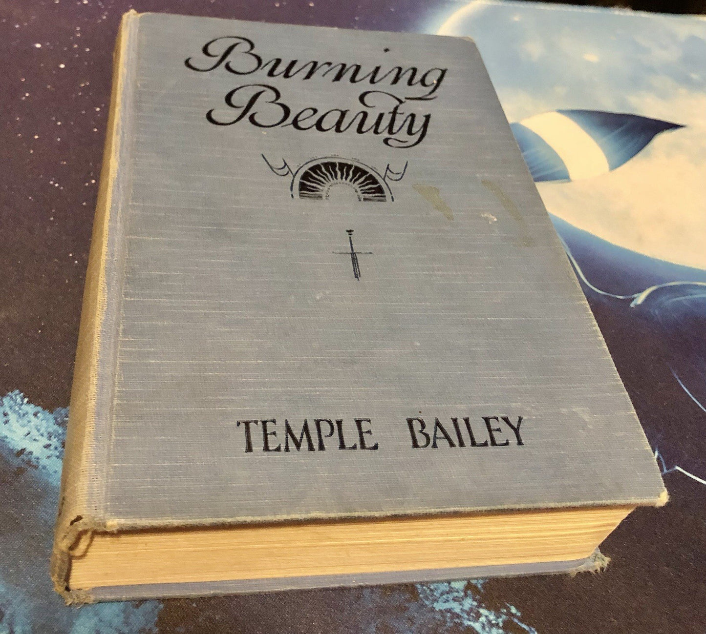 1929 Burning Beauty by Temple Bailey hardcover Vintage Book