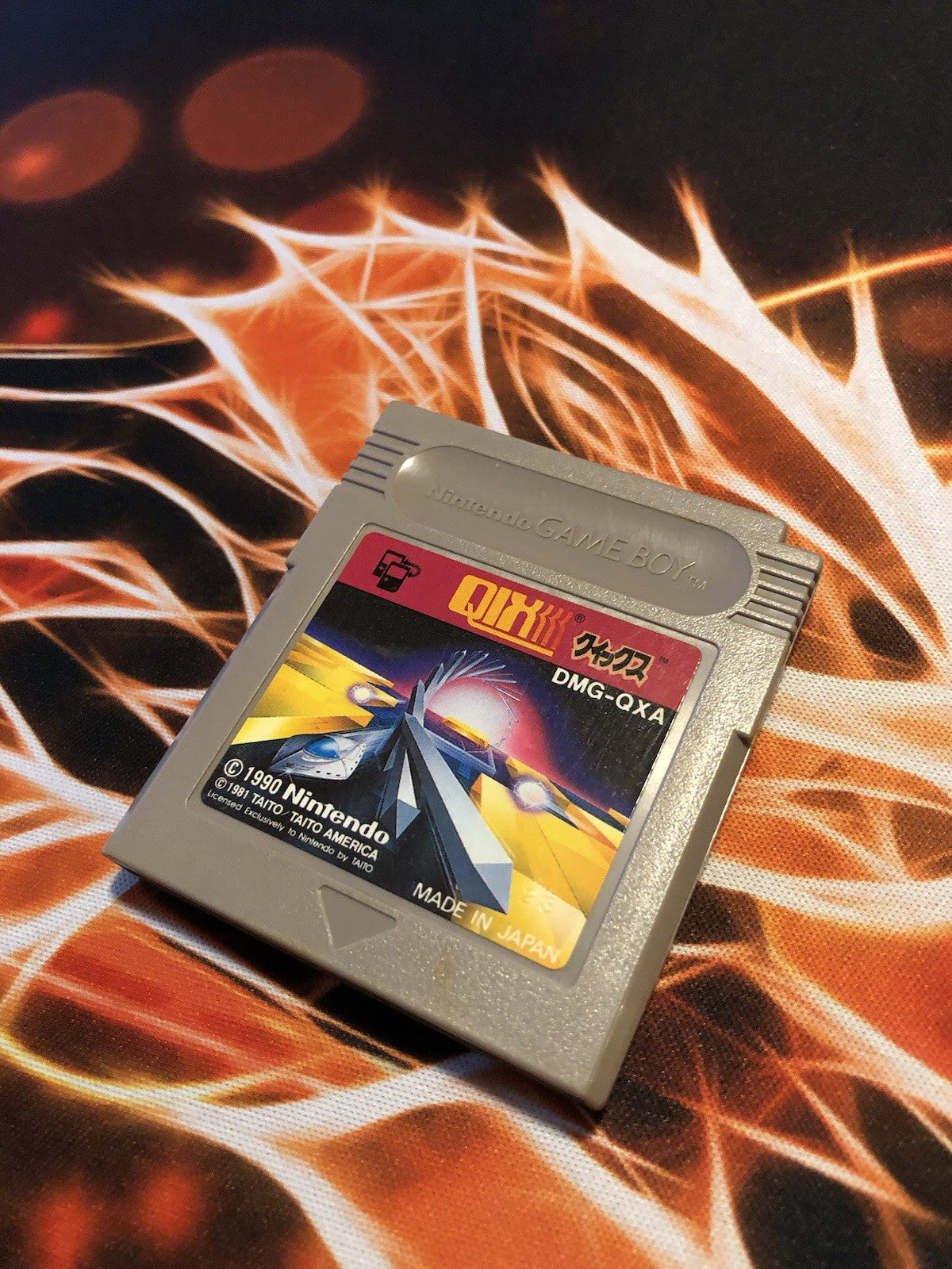 Qix (Nintendo Game Boy GB, 1990) Japan Import