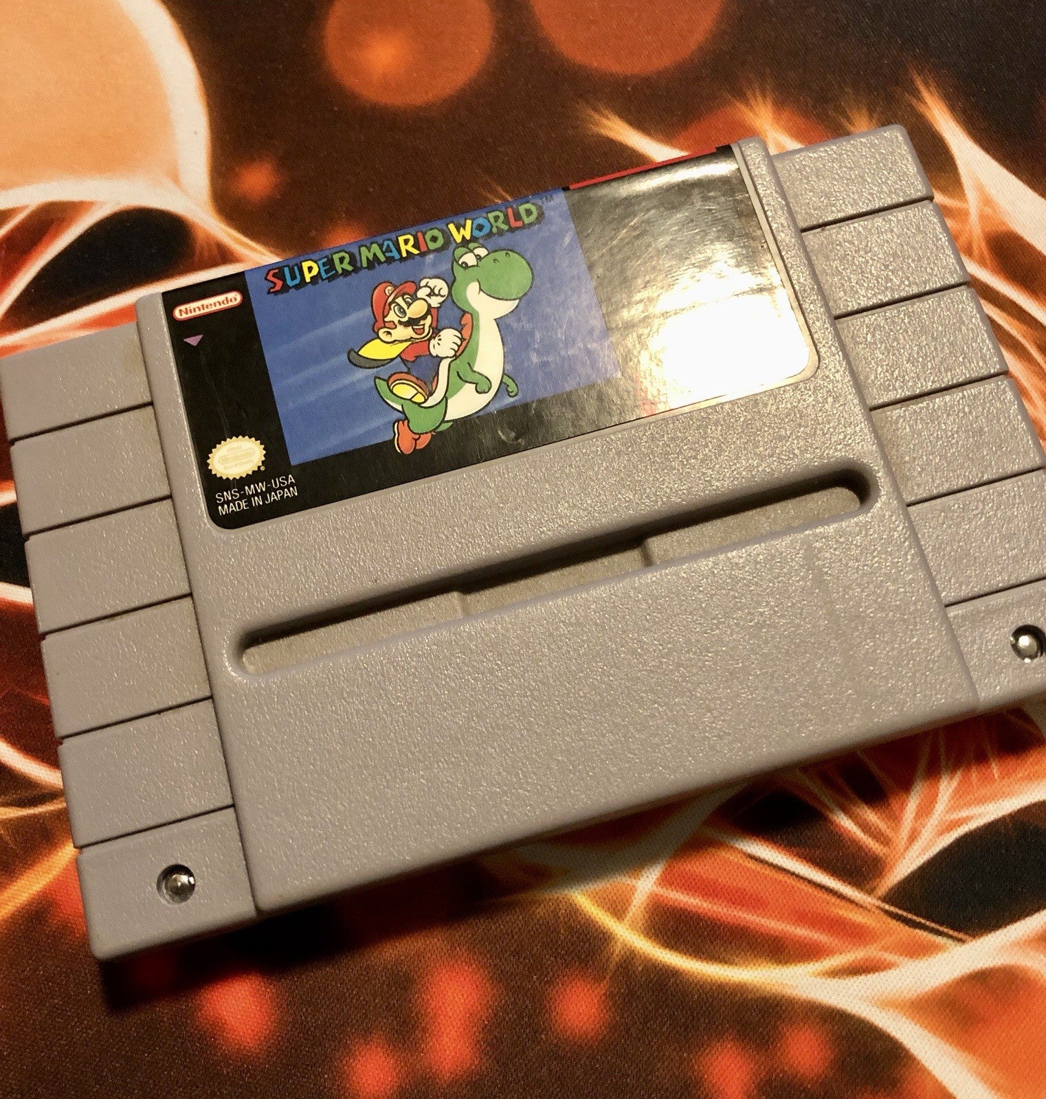 Super Mario World (Nintendo SNES, 1992) Authentic GAME MONSTER CANADA -.-