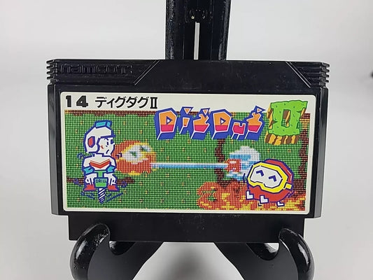 Dig Dug II Famicom NES Japan import SHIPS FROM CANADA