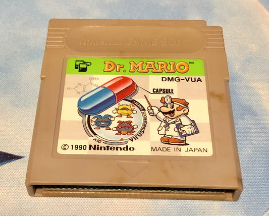 Japanese Nintendo Gameboy Dr. Mario Game Boy GB Authentic GAME MONSTER CANADA