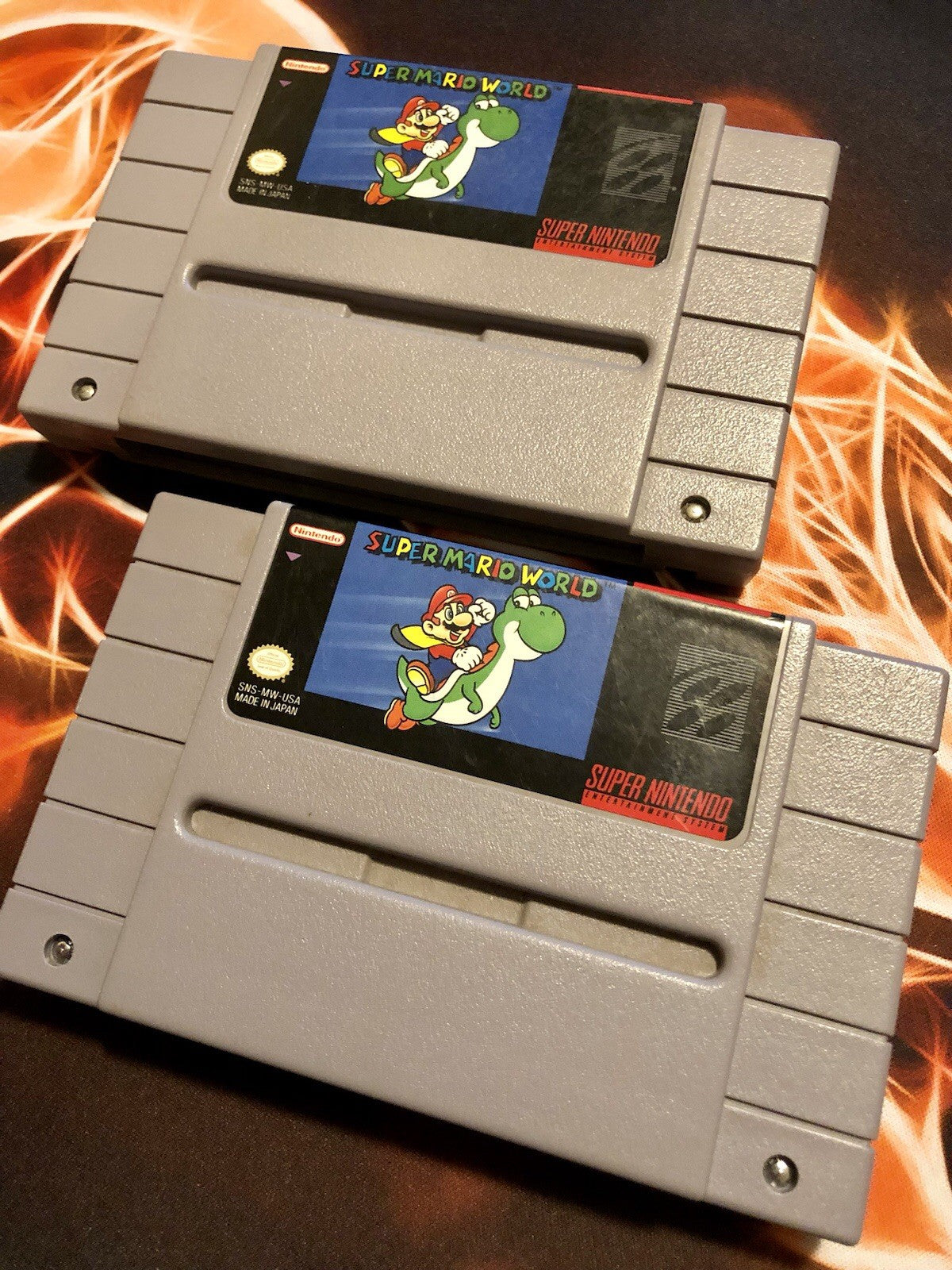 Super Mario World (Nintendo SNES, 1992) Authentic GAME MONSTER CANADA -.-