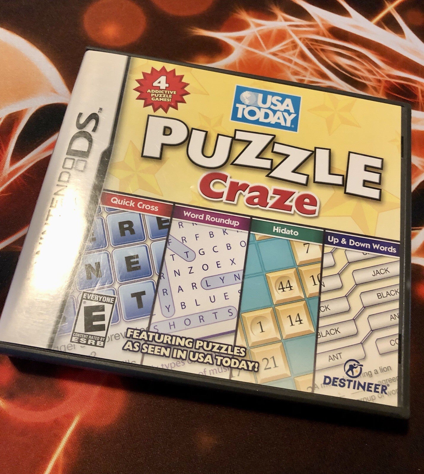 Usa Today Puzzle Craze - Nintendo DS - Authentic GAME MONSTER CANADA -..-