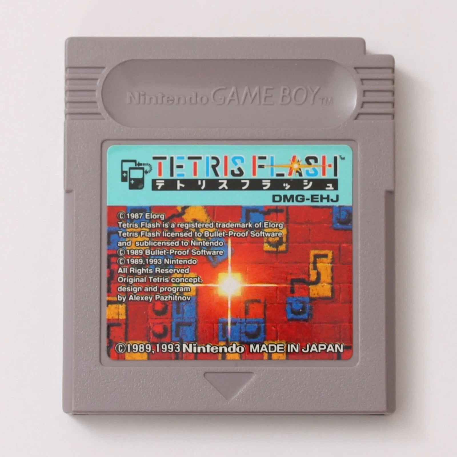 TETRIS FLASH for Nintendo GAMEBOY from 1993 [DMG-EHJ] GAME MONSTER CANADA -.-