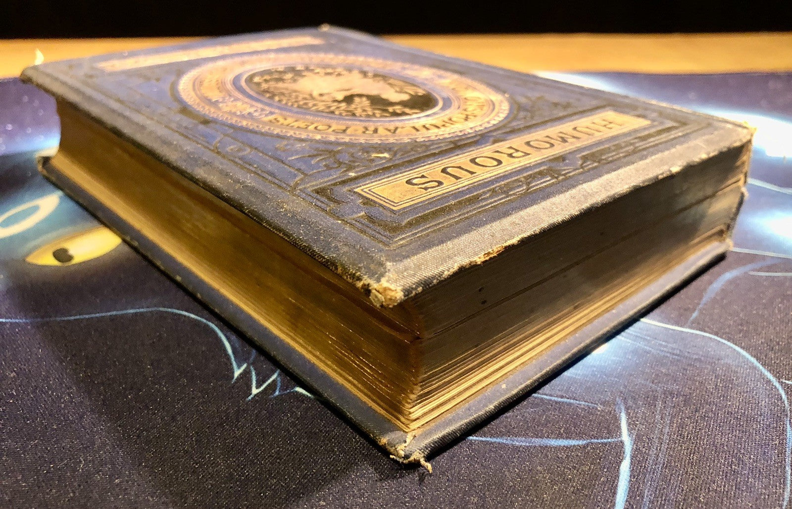 Antique 1880’s Humorous Poem Moxon’s Poetical Works Of Cowper,Campbell ,Young’s