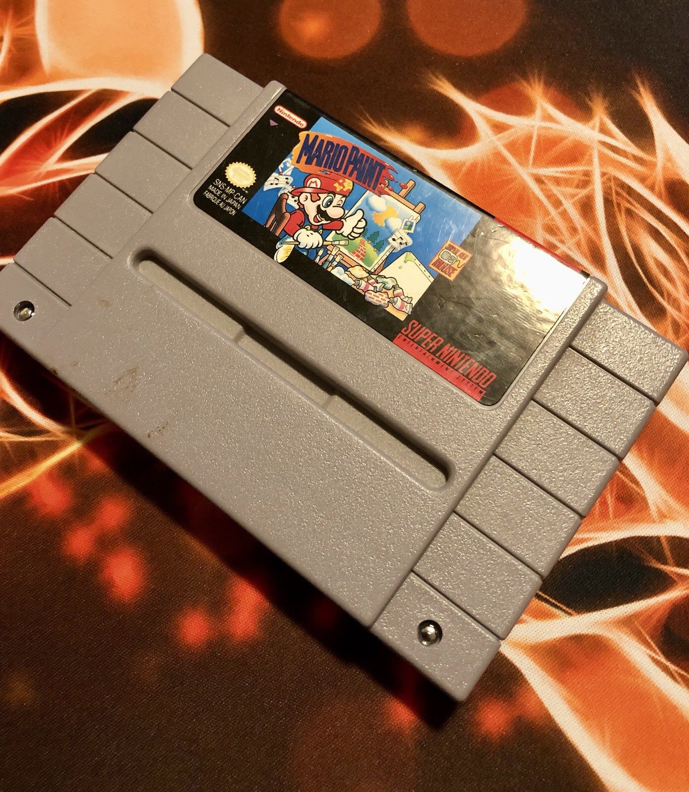 Mario Paint (Super Nintendo SNES, 1992) GAME MONSTER CANADA -.-