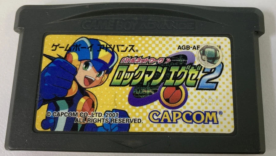Battle Network RockMan EXE 2 Mega Man (Nintendo Game Boy Advance GBA 2001) Japan