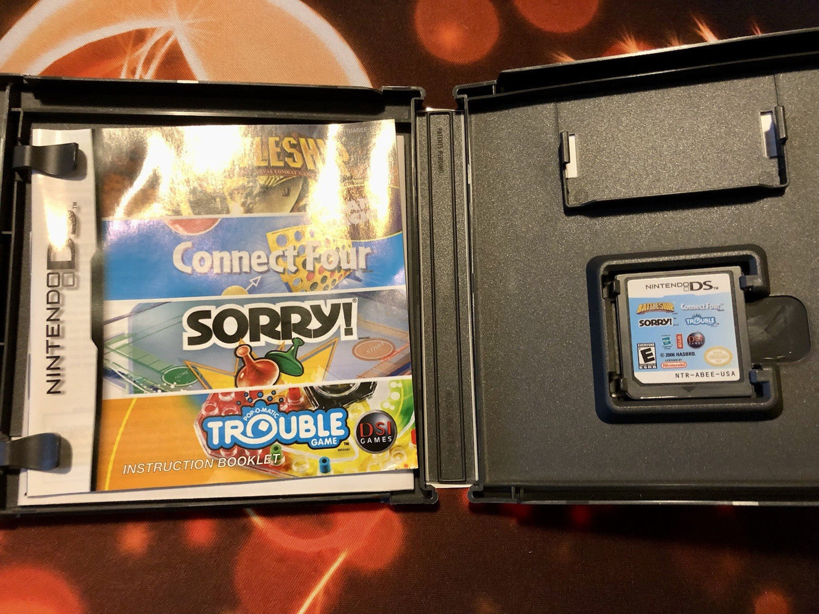 Battleship/Connect Four/Sorry/Trouble (Nintendo DS) GAME MONSTER CANADA -..-