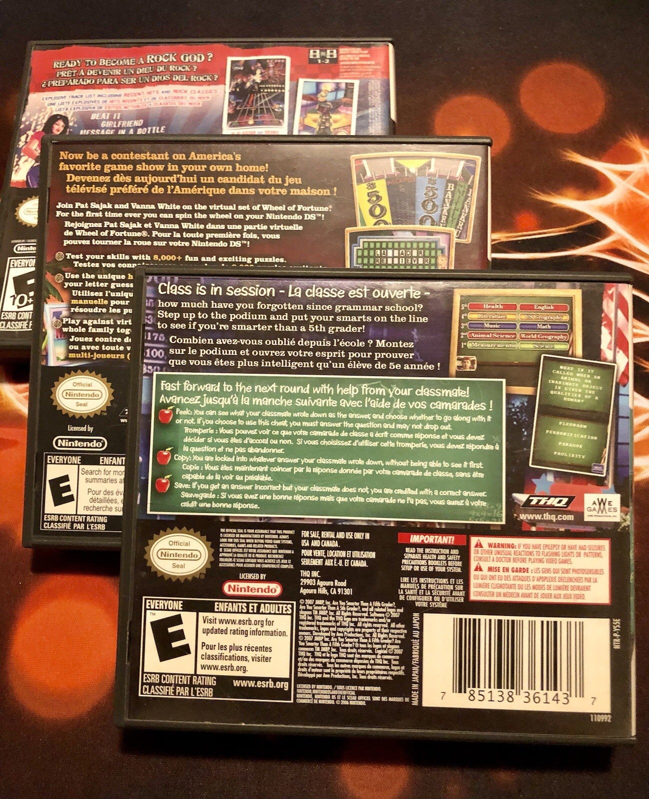 Are you Smarter than a 5th Grader? - Wheel of Fortune - Guitar Hero Rock Tour