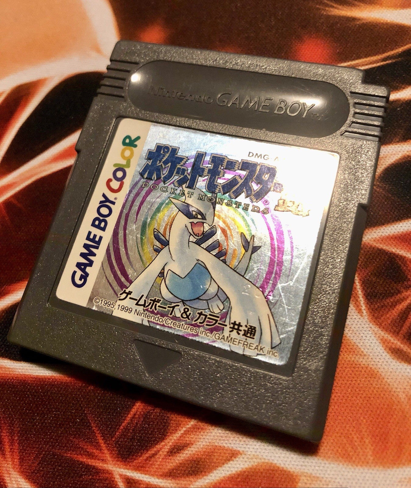 1x POKEMON SILVER GAMEBOY COLOR JAPAN - AUTHENTIC GAME MONSTER CANADA -.-