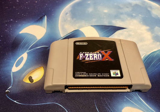 NINTENDO 64 N64 F-ZERO X Japan Import Racing Game NTSC-J 1998 Tested