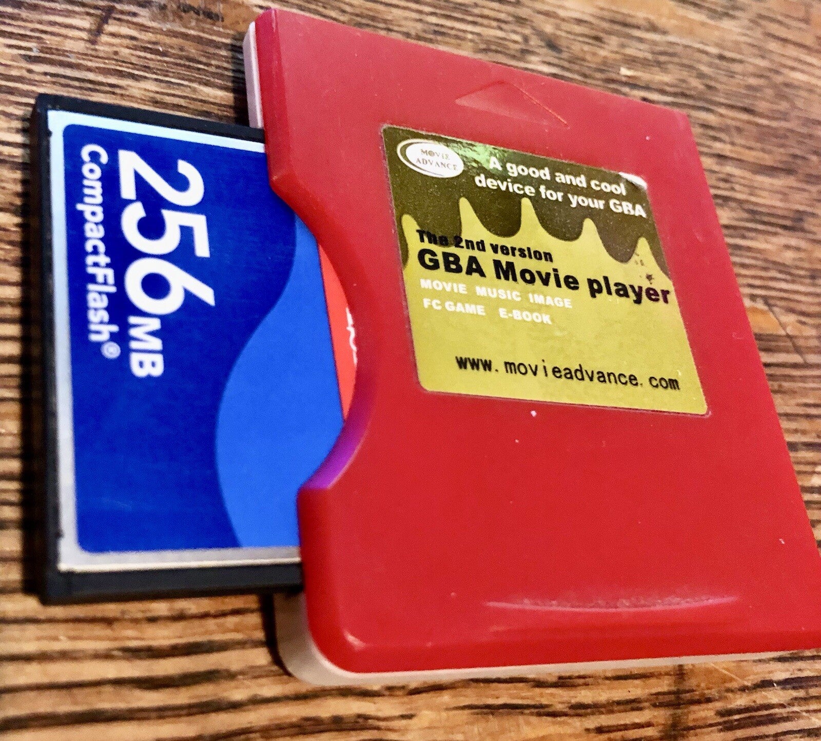 GBA Movie Player for Game Boy Advance/SP Compact Flash - Tested & Working