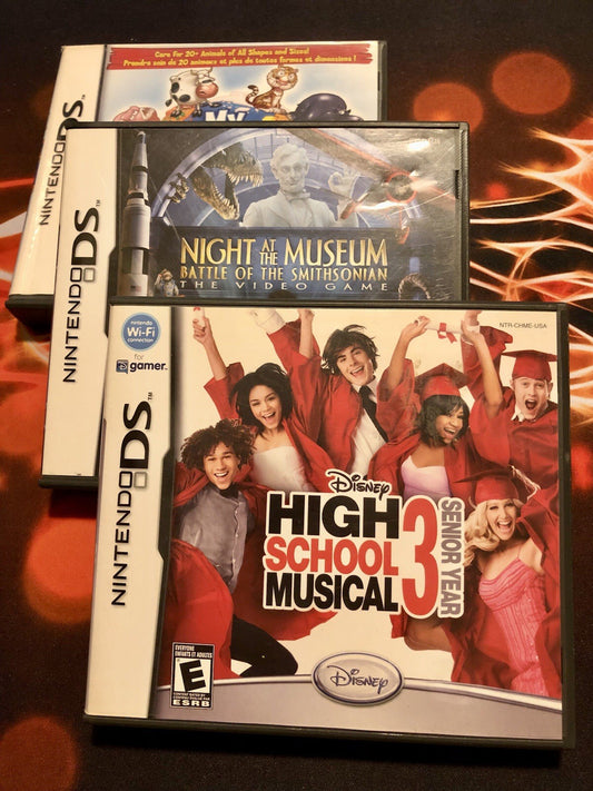 High School Musical 3 - NIGHT AT THE MUSEUM - My Farm DS CIB