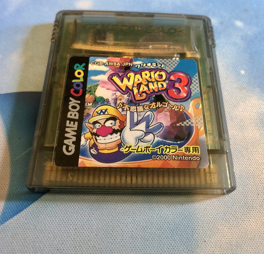 Wario Land 3 Nintendo Game Boy Color CGB-AW8A Japanese GAME MONSTER CANADA