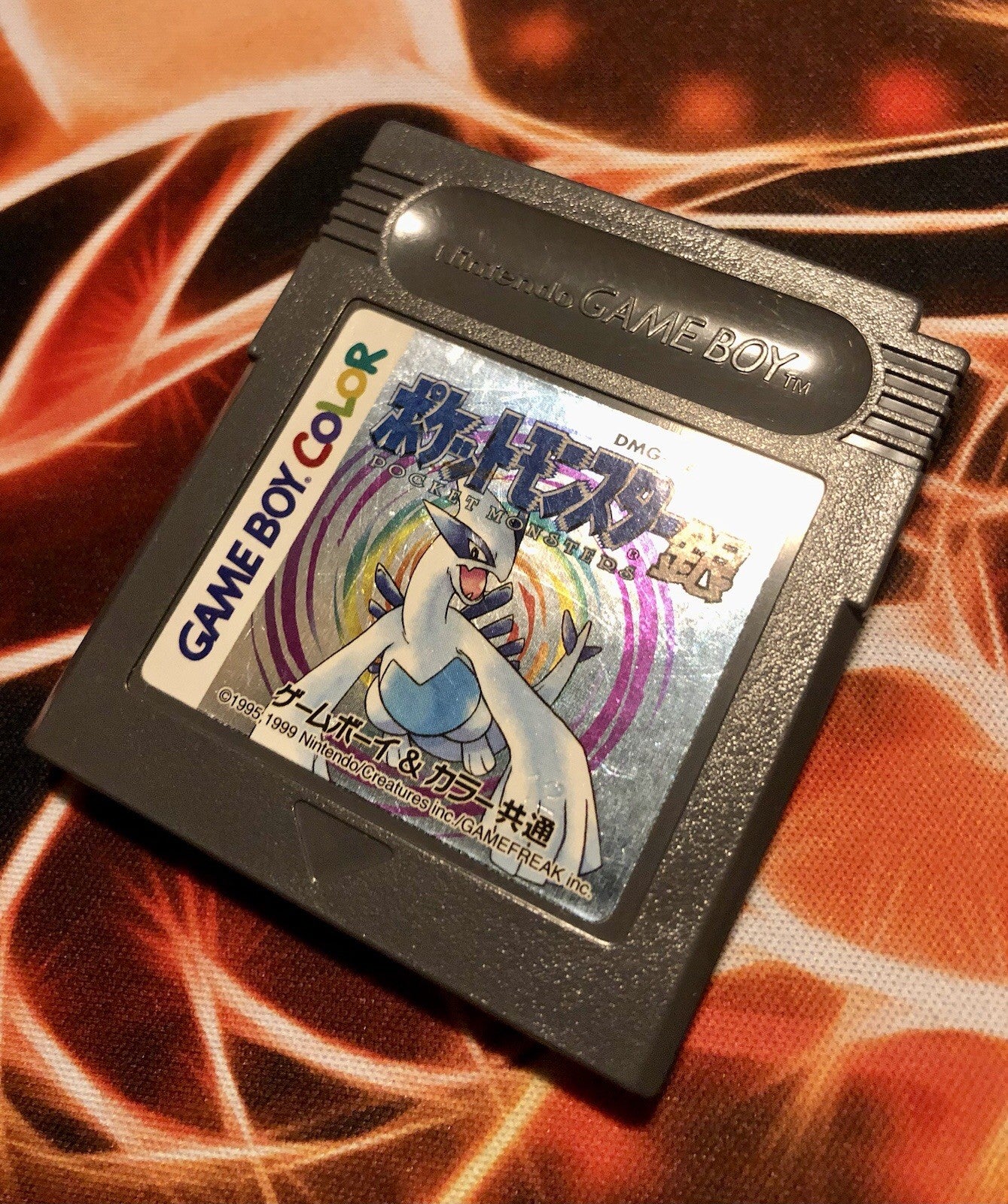 1x POKEMON SILVER GAMEBOY COLOR JAPAN - AUTHENTIC GAME MONSTER CANADA -.-