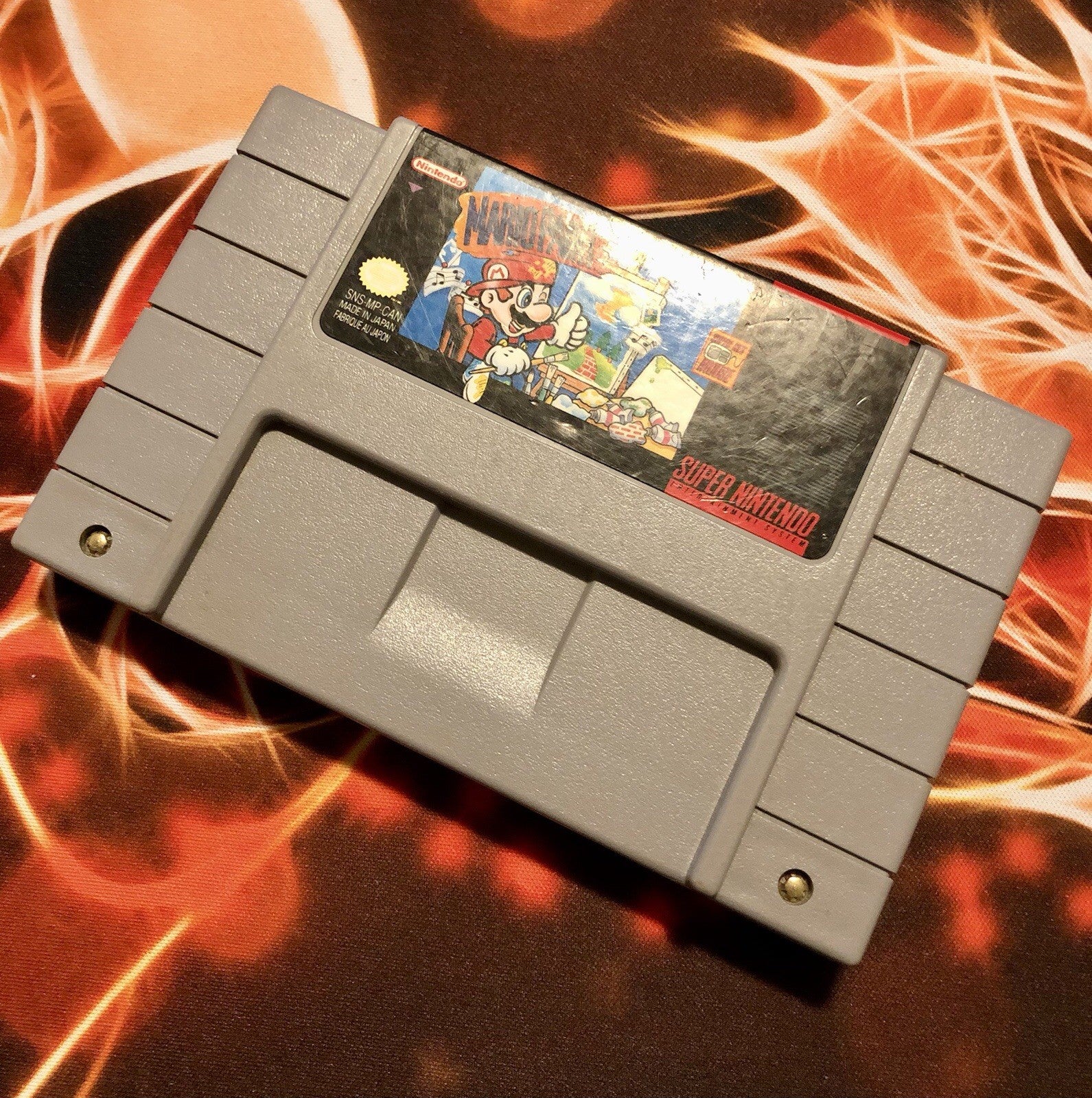 Mario Paint (Super Nintendo Snes, 1992) Authentic GAME MONSTER CANADA -.-