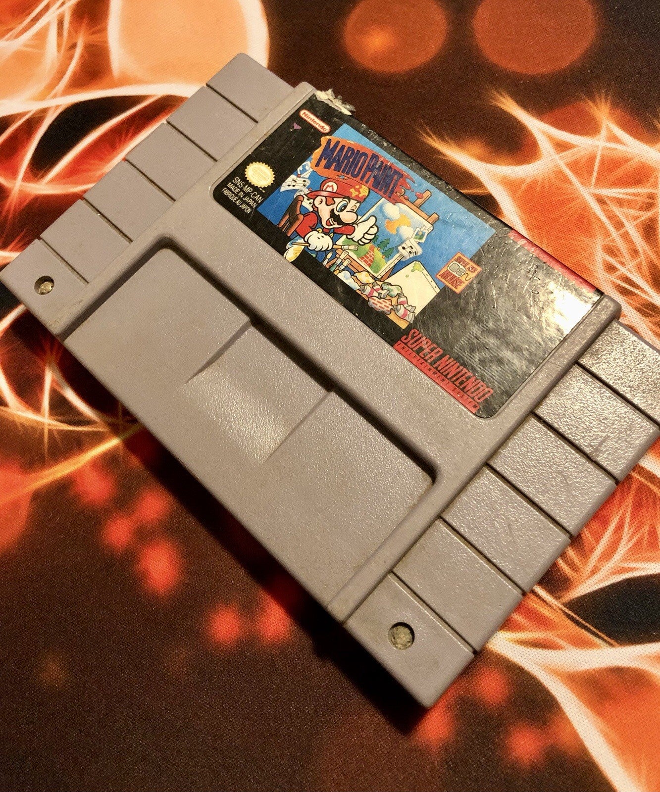 Mario Paint (Super Nintendo SNES, 1992) Authentic GAME MONSTER CANADA -.-