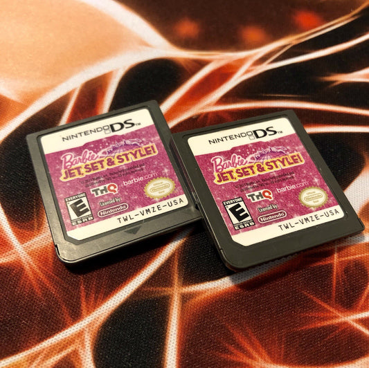 Barbie: Jet, Set & Style (Nintendo DS, 2011) Authentic GAME MONSTER CANADA -..-