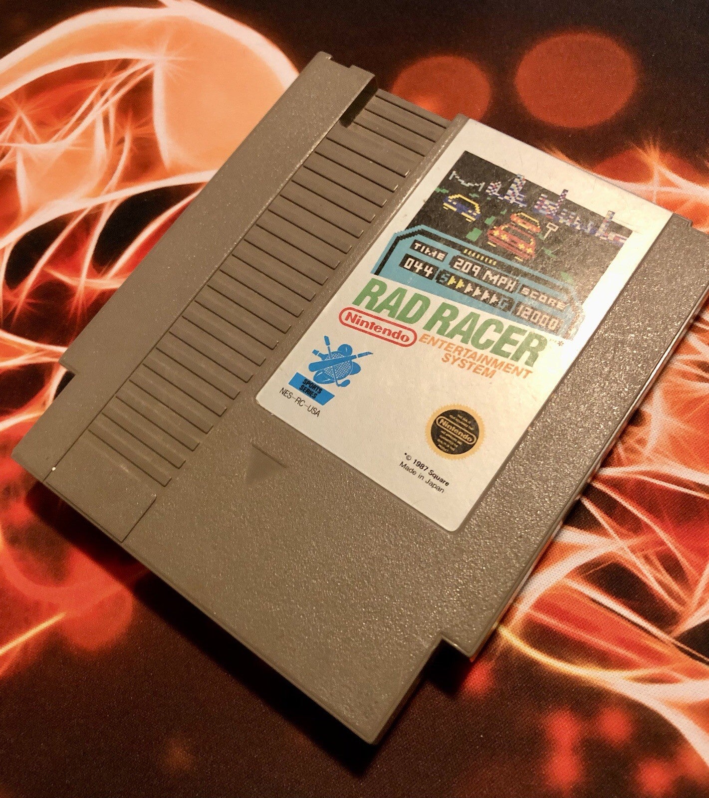 Rad Racer (Nintendo NES, 1987) Authentic GAME MONSTER CANADA -.-