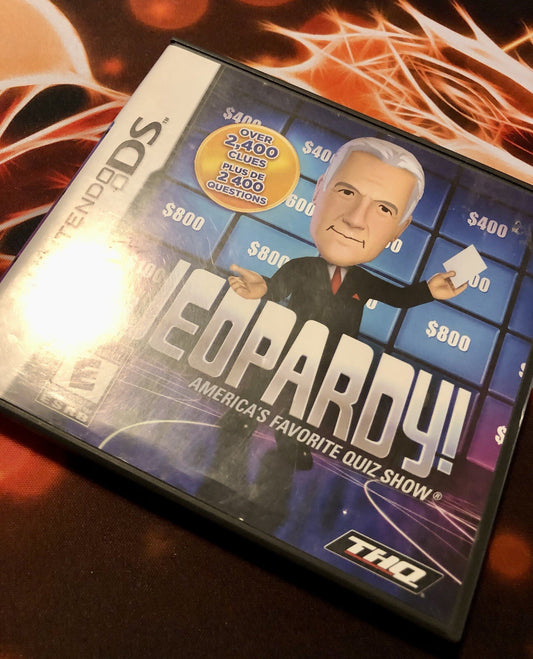 Jeopardy Nintendo DS Game Favorite Quiz Show  Authentic GAME MONSTER CANADA -..-