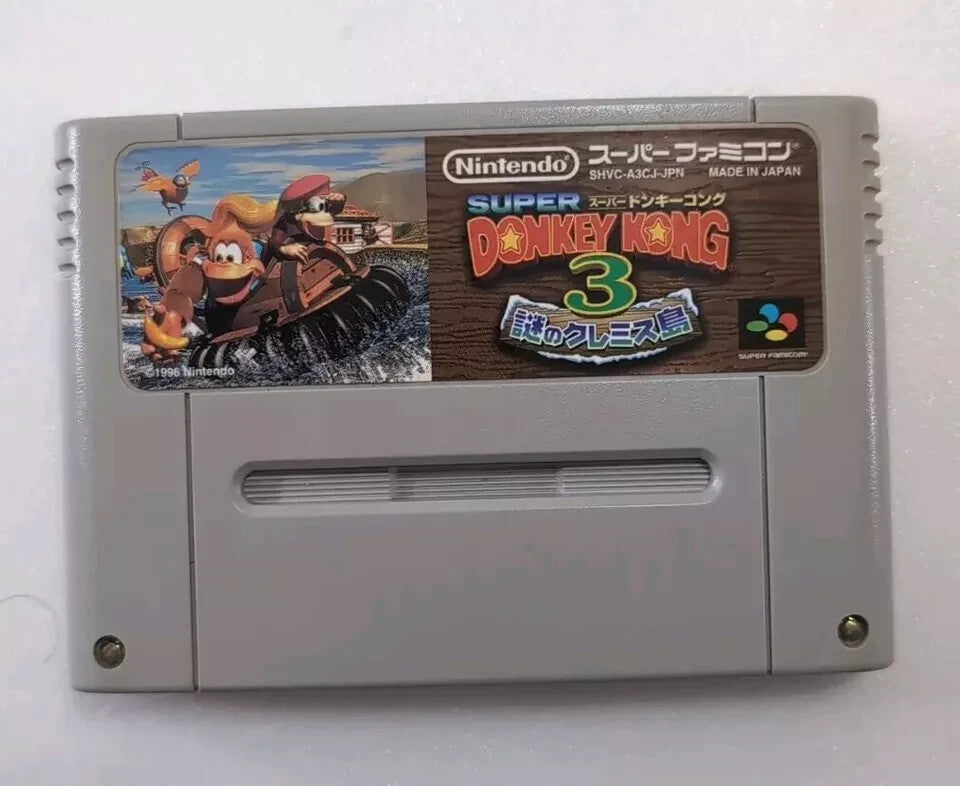 Super Donkey Kong 3 Nazo No Krems Shima (Nintendo Super Famicom SNES SFC, 1996)