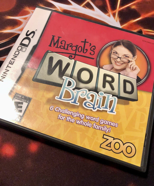 Margots Word Brain Nintendo DS Video - Authentic GAME MONSTER CANADA -..-