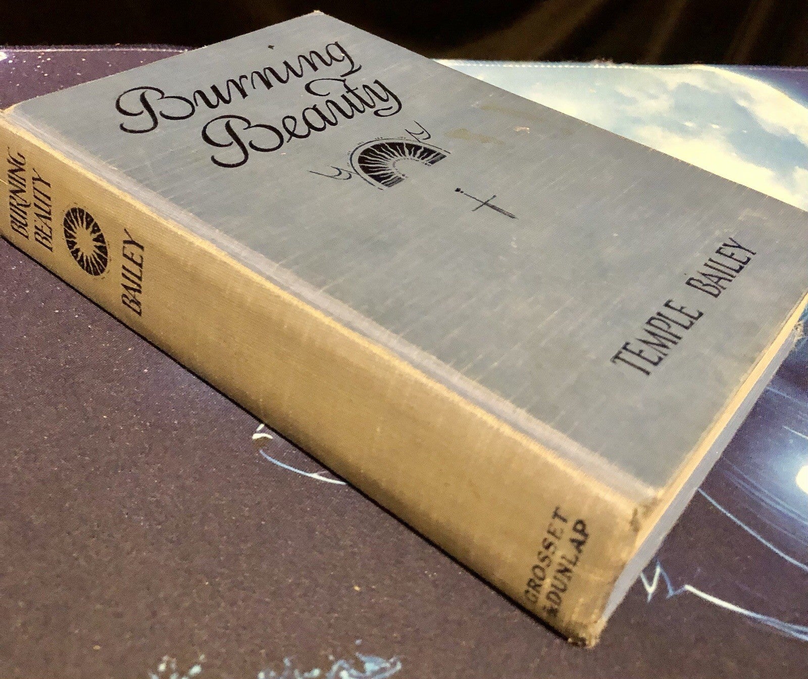 1929 Burning Beauty by Temple Bailey hardcover Vintage Book