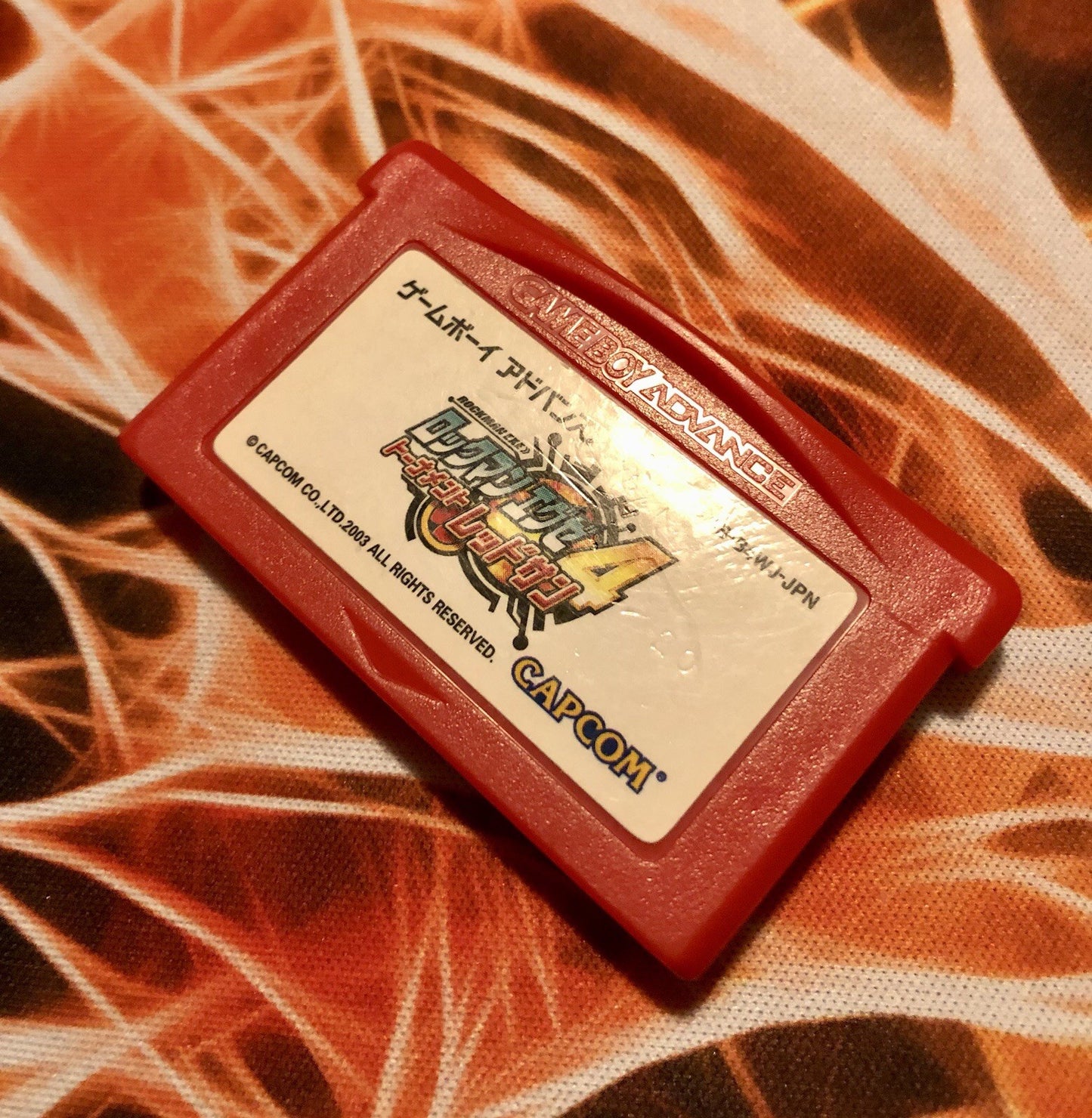 RockMan EXE 4 Gameboy Advance Tournament Red Sun with Manual GBA Japanese