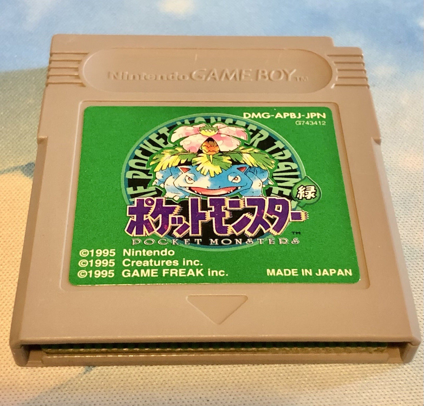Pokemon Green Version Game Boy Japan Authentic Nintendo GAME MONSTER CANADA -.-