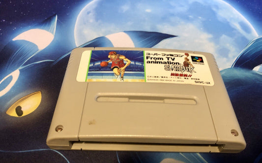 Nintendo Super Famicom SFC From TV Animation Slam Dunk Japan Import *Tested*