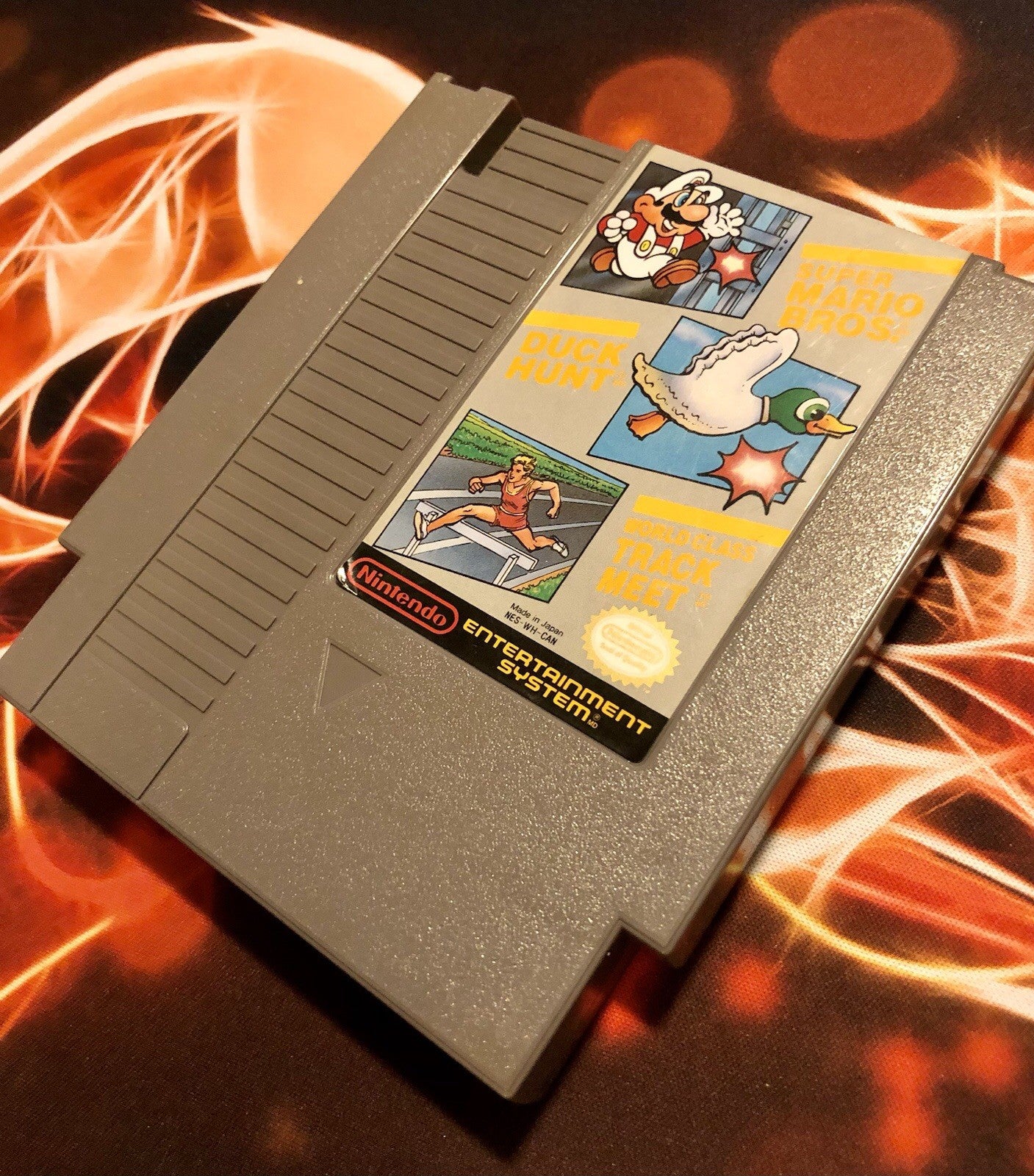 Super Mario Bros Duck Hunt World Class Track Meet NES Nintendo GAME MONSTER -.-