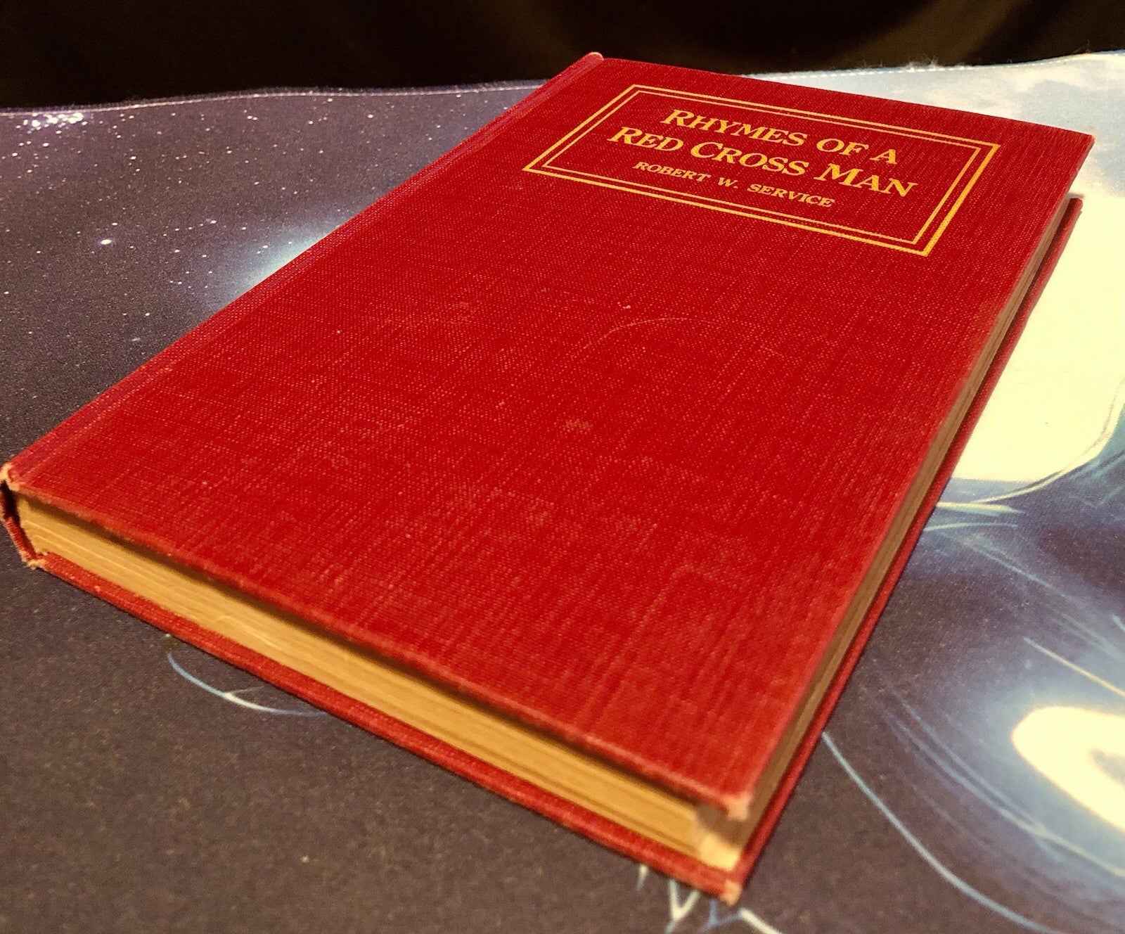 RHYMES OF A RED CROSS MAN---ROBERT W. SERVICE---HC---1944---THE RYERSON PRESS