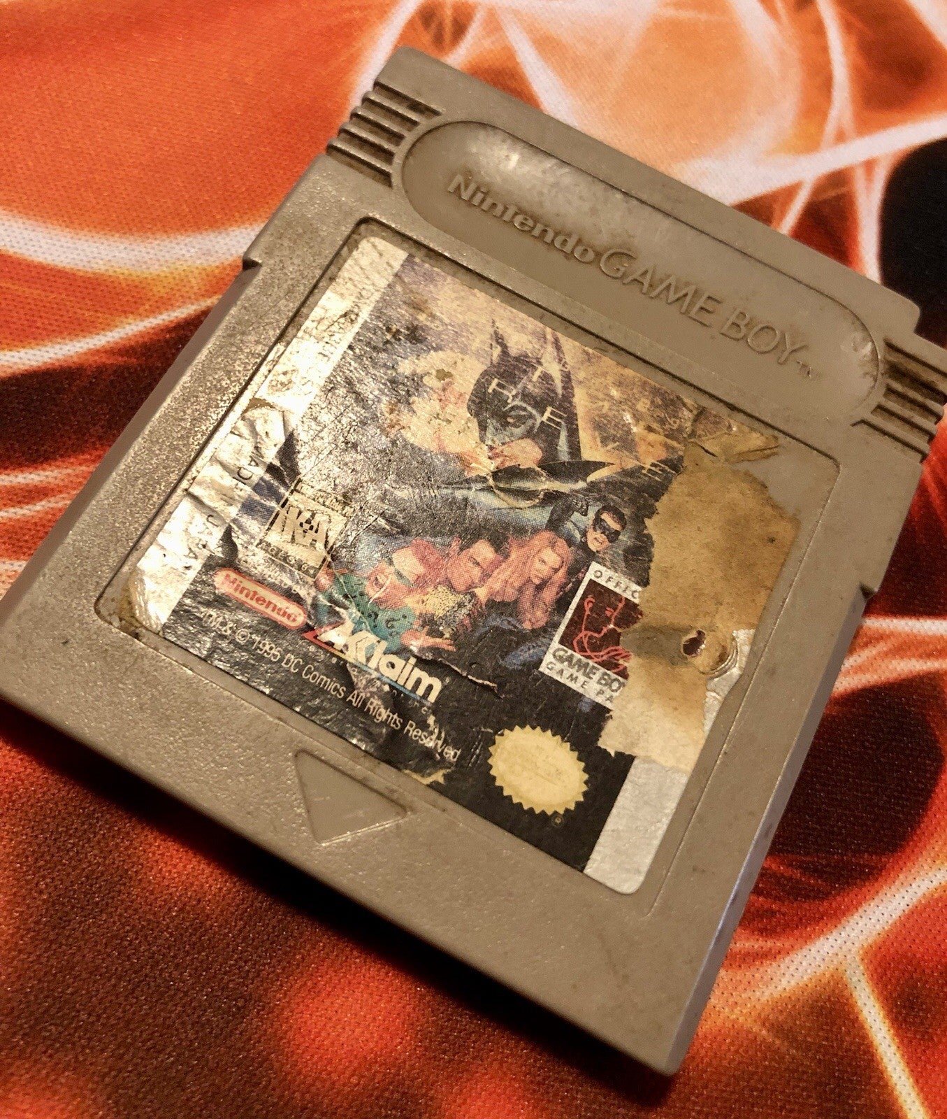 Batman Forever (Nintendo Game Boy, 1995)  Rip On Label GAME MONSTER CANADA -..-