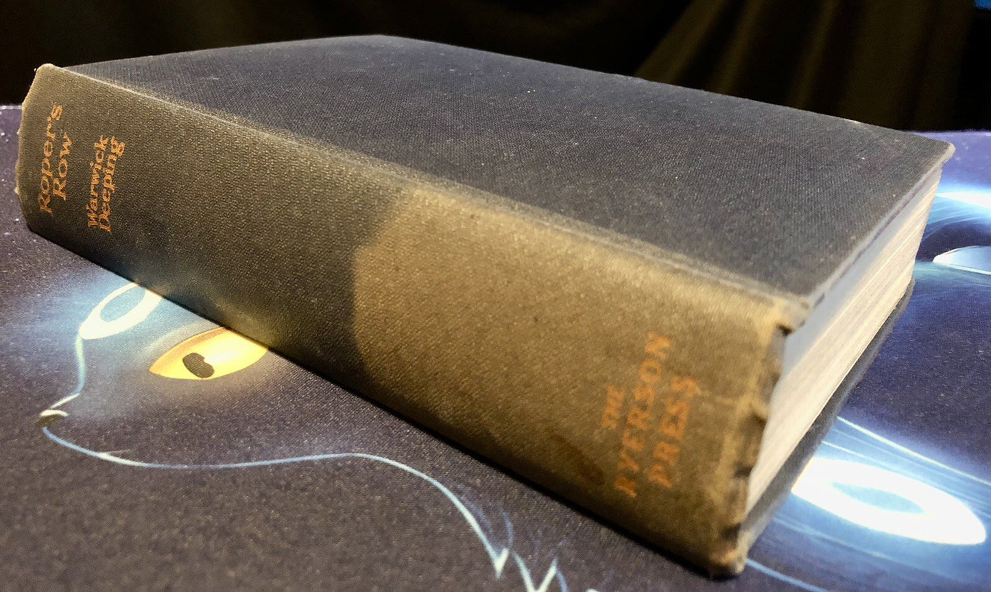 Roper's Row ︱ Warwick Deeping︱ Hardback ︱1929 --RYERSON PRESS