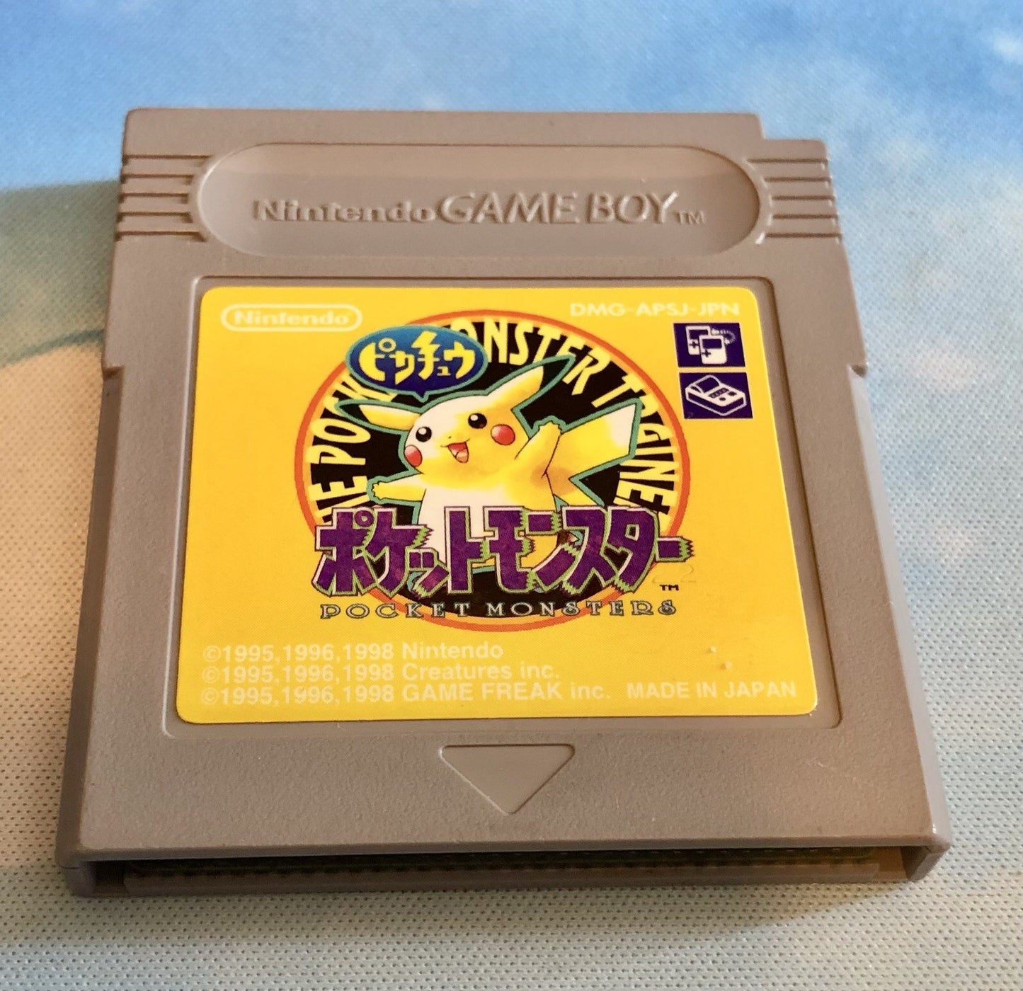 Pokemon Yellow Pikachu Used GameBoy GB Game Boy Japanese Authentic Japan NTSC-J