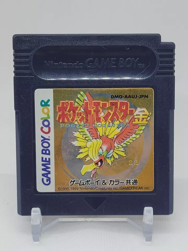 Pokemon Gold Nintendo GameBoy Color NTSC-J Japanese Canadian Seller Authentic