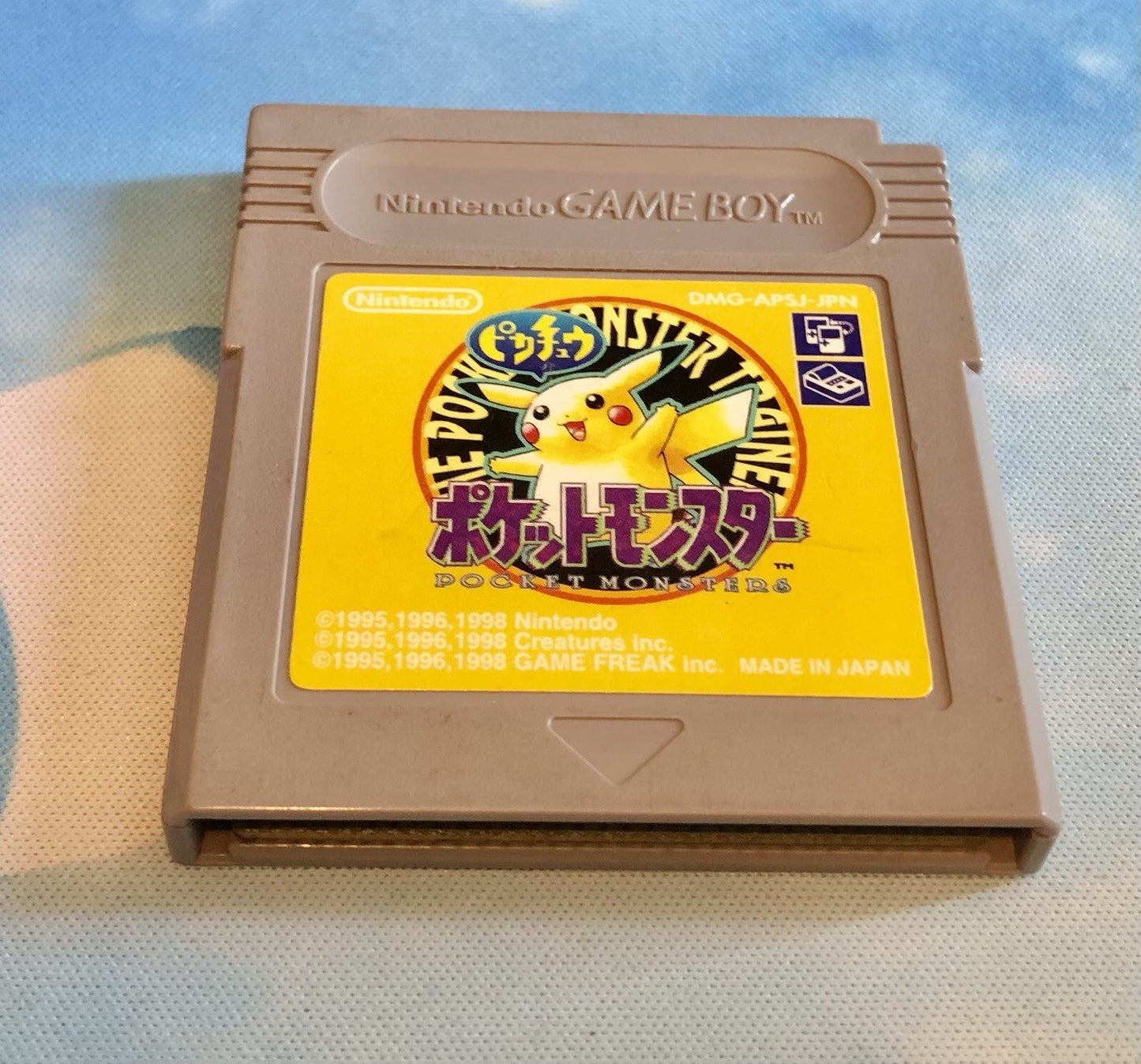Pokemon Yellow Pikachu Used GameBoy GB Game Boy Japanese Authentic Japan NTSC-J