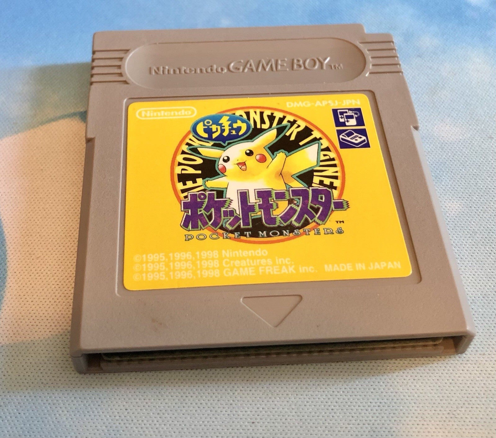 Pokemon Yellow Pikachu Used GameBoy GB Game Boy Japanese Authentic Japan NTSC-J