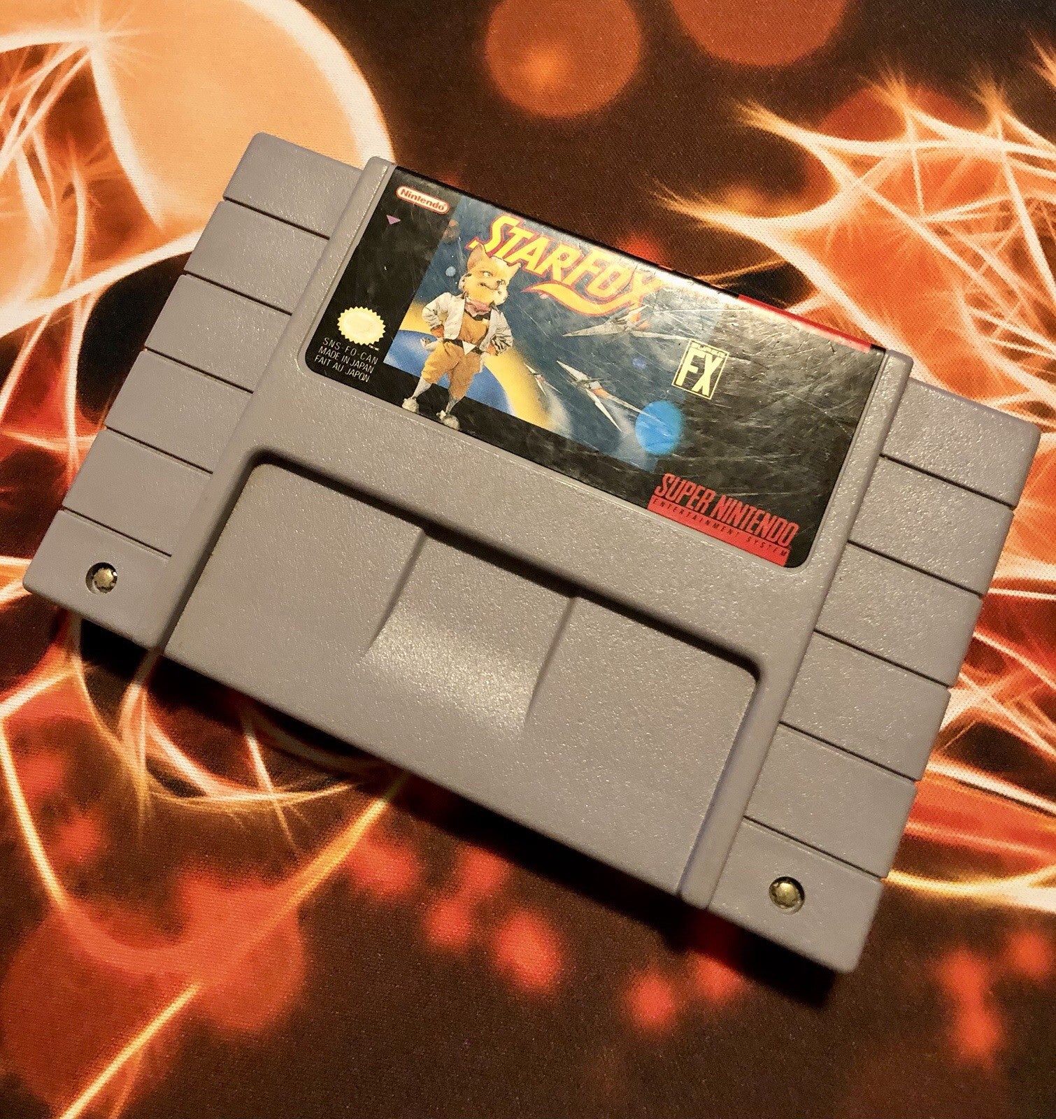 Star Fox Super Nintendo SNES Authentic 1993 Authentic GAME MONSTER CANADA -.-