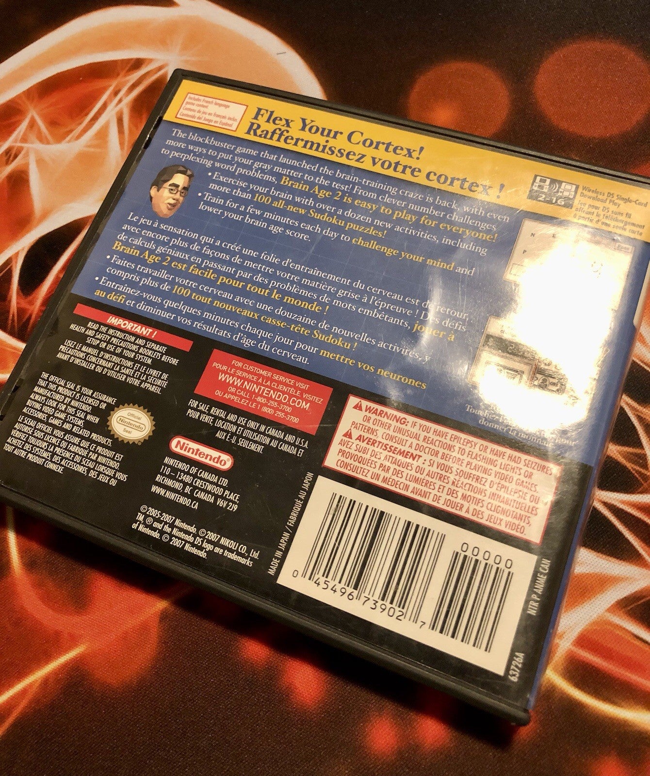 1x Brain Age Train Your Brain 2 DS - Nintendo DS Game With Case And Manual CIB