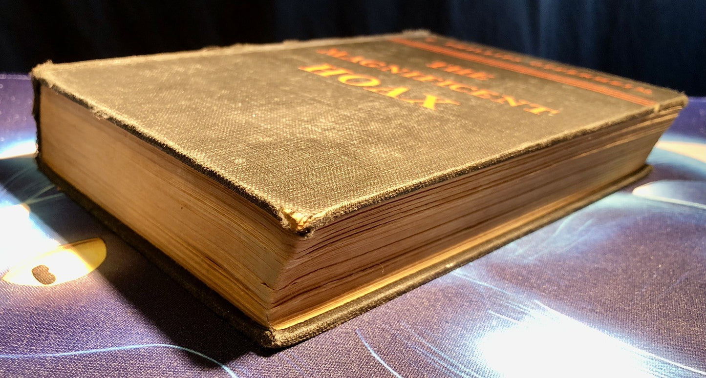 THE MANFICENT HOAX By E. Phillips Oppenheim 1936 Hardcover Drug Smuggling Novel